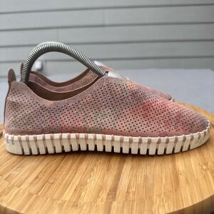 Ilse Jacobsen Tulip Floral Paisley Slip On Shoes Womens EU 38 US 7.5-8 Pink